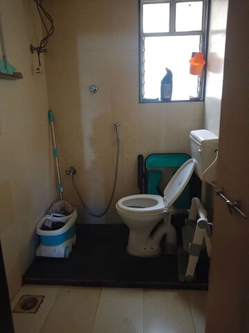 Bathroom in 1 BHK Apartment at GK Rose Icon, Pimple Saudagar – for Rent