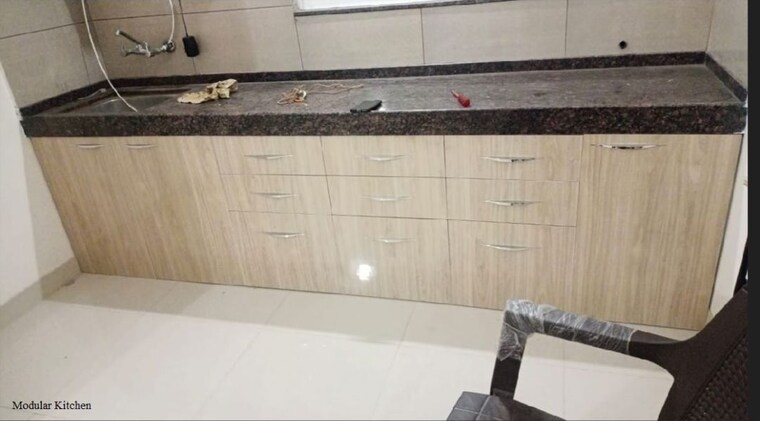 Kitchen, gera-shrishti 1 Bedroom 358 Sq.Ft. Apartment In Wagholi Pune 9843822