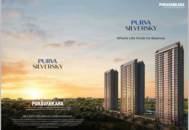 Exterior View, puravankara-purva-silver-sky 3 Bedroom 1874 Sq.Ft. Apartment In Electronic City Phase ii Bangalore 9817986