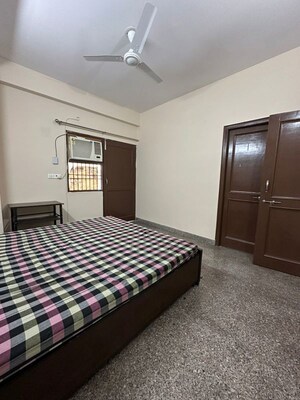 Bedroom in 1 BHK Builder Floor at Ansal Sushant Lok I, Sector 43 – for Rent
