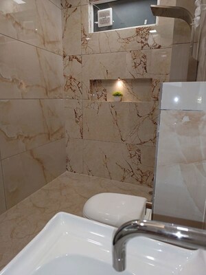 Bathroom in 3 BHK Builder Floor at Rps Palms, Sector 88 – for Sale