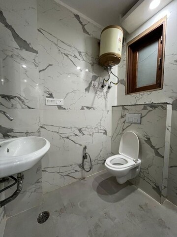Bathroom in 2 BHK Builder Floor at Saket – for Rent