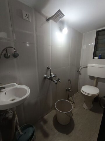 Bathroom in 1 BHK Apartment at Lodha Splendora, Ghodbunder Road – for Rent