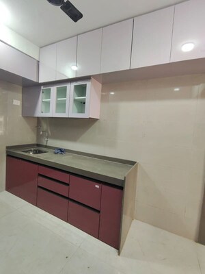 Kitchen in 2 BHK Apartment at Vaibhavlaxmi Queens Glory, Chembur – for Rent