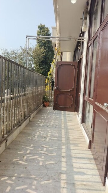 Balcony in 3 BHK Builder Floor at Hauz Khas – for Rent