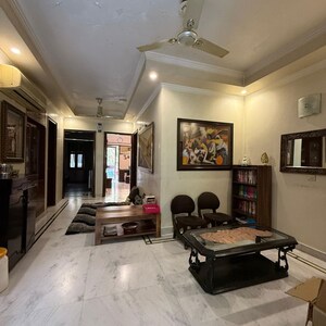 Living Room in 3 BHK Apartment at Jangpura – for Rent