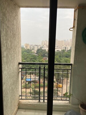 Balcony in 1 BHK Apartment at Puraniks Kanchanpushp Complex, Kavesar – for Rent