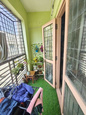 Balcony in 2 BHK Apartment at SVS Krishna Ikon, Old Airport Road – for Rent