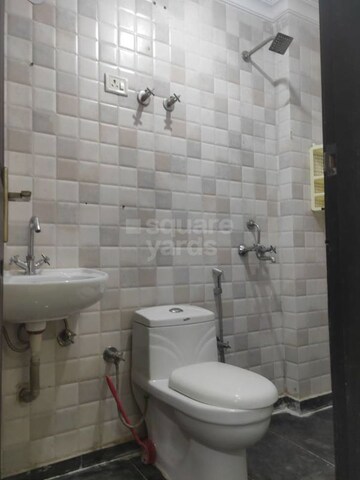 Bathroom in 2 BHK Builder Floor at Chattarpur – for Rent