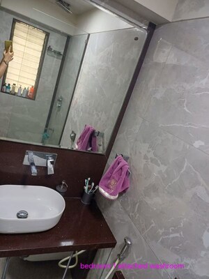 Bathroom in 2.5 BHK Apartment at Wadala Heights, Wadala – for Rent