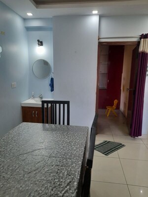 Dining area in 3 BHK Apartment at HM World City, Jp Nagar – for Rent