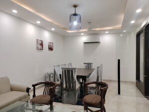 Dining area in 4 BHK Builder Floor at Green Park Extension – for Rent