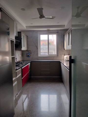 Kitchen in 4 BHK Builder Floor at Green Park Extension – for Rent