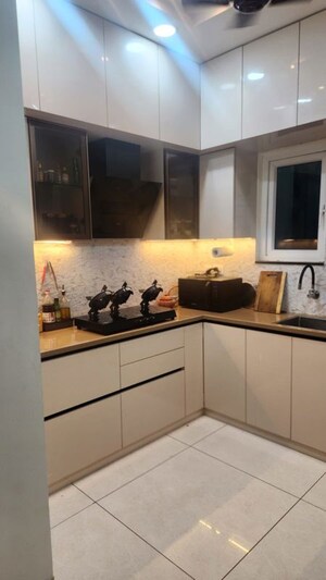 Kitchen in 2.5 BHK Apartment at Aparna Cyberscape, Nallagandla – for Rent