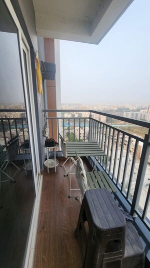 Balcony in 2.5 BHK Apartment at Aparna Cyberscape, Nallagandla – for Rent