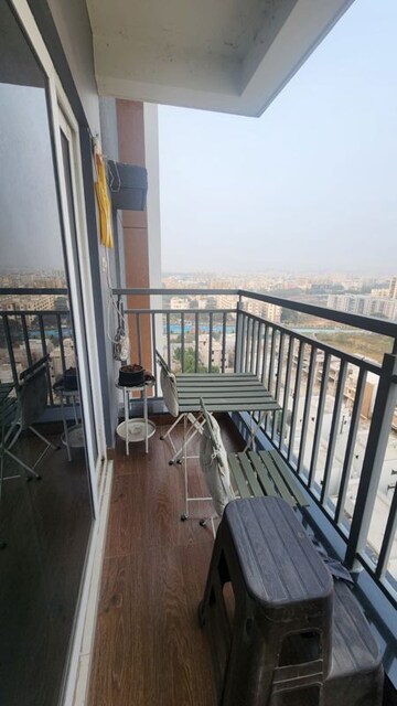 Balcony in 2.5 BHK Apartment at Aparna Cyberscape, Nallagandla – for Rent