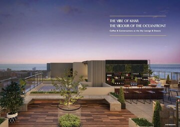 Balcony in 3 BHK Apartment at Platinum Oceanic, Khar West – for Sale