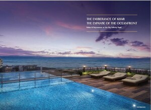 Swimming Pool in 3 BHK Apartment at Platinum Oceanic, Khar West – for Sale