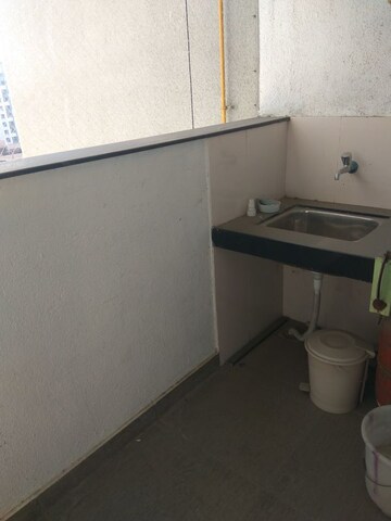 Bathroom in 2 BHK Apartment at Paranjape Schemes Yuthika, Baner – for Rent