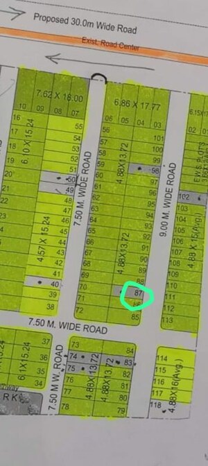  Plot – Map Location View at Baliya Kheda - for Sale