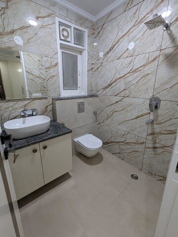 Bathroom in 3 BHK Builder Floor at Sunstar Floors, Sector 51 – for Rent