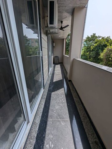 Balcony in 3 BHK Builder Floor at Sunstar Floors, Sector 51 – for Rent