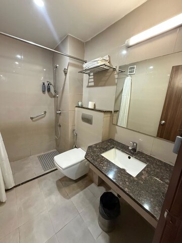 Master Bedroom in Studio Builder Floor at Green Wood City, Sector 45 – for Rent