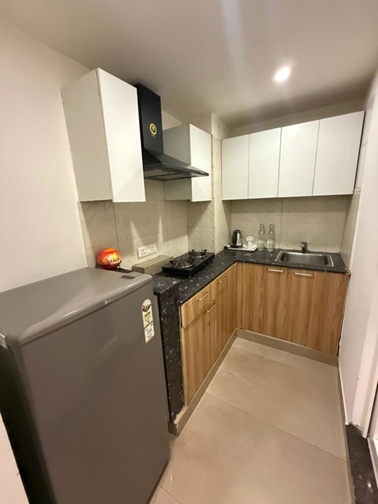 Kitchen, green-wood-city Studio 300 Sq.Ft. Builder Floor In Sector 45 Gurgaon 9845537