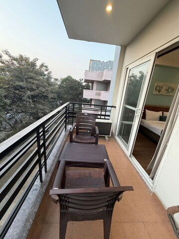 Balcony in 1 BHK Builder Floor at Unitech Green Wood City Plots, Sector 45 – for Rent