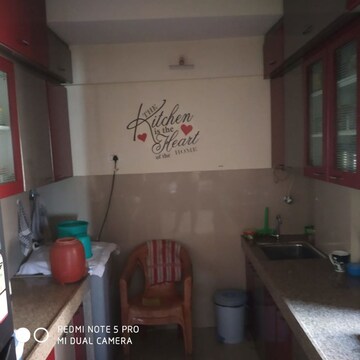 Kitchen in 1 BHK Apartment at Raj Residency Kasarvadavali, Kasarvadavali – for Rent
