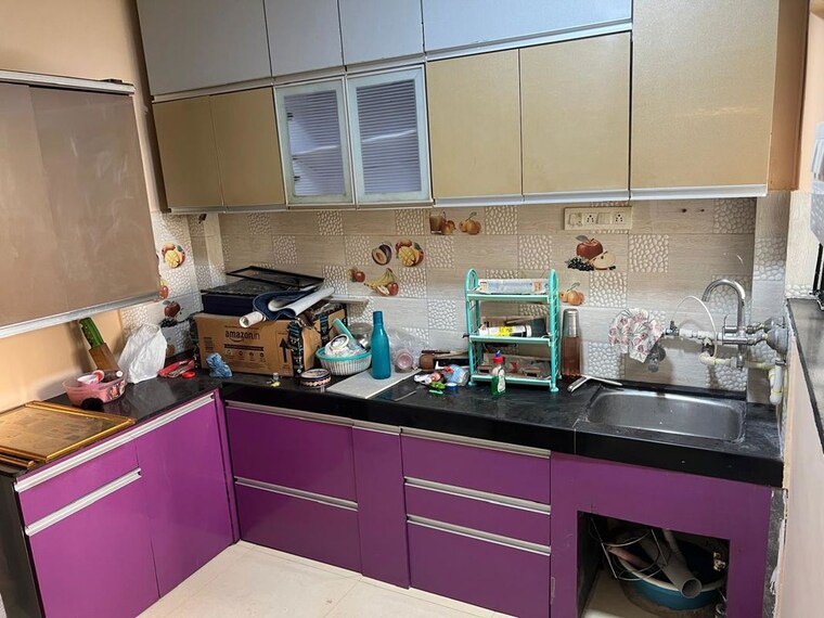 Kitchen, sarvodaya-housing-complex 1 Bedroom 650 Sq.Ft. Apartment In Kondhwa Pune 9845756