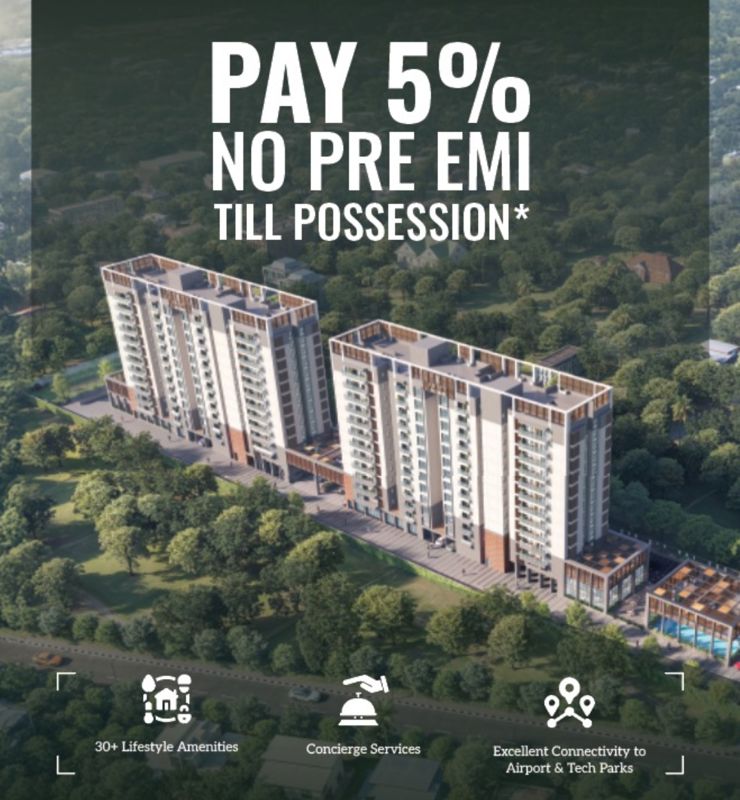 2 BHK 1241 Sq.Ft. Apartment in Aratt Alchemy Essence