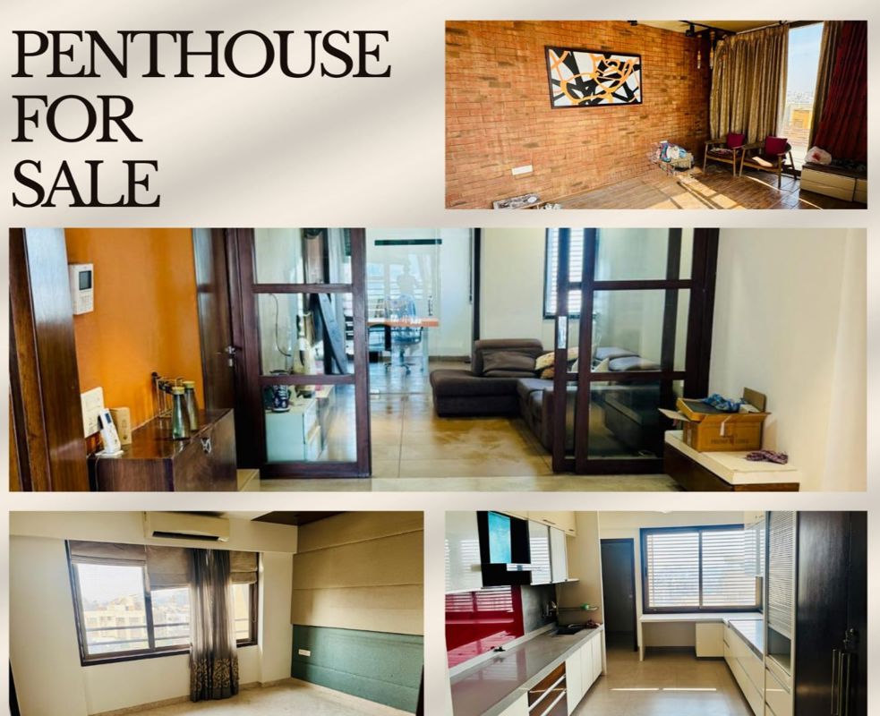 4 BHK + Pooja Room,Servant Room Penthouse For Sale in Gulbai Tekra