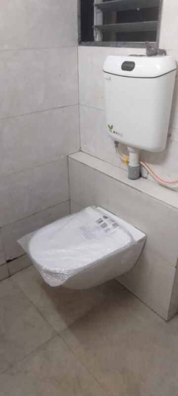 Bathroom in 2 BHK Apartment at Krishna Heights Ghansoli, Ghansoli – for Rent