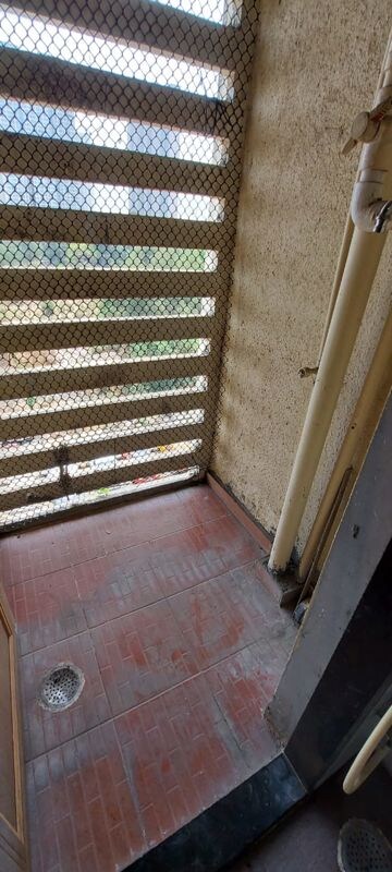 Balcony in 2 BHK Apartment at Krishna Heights Ghansoli, Ghansoli – for Rent