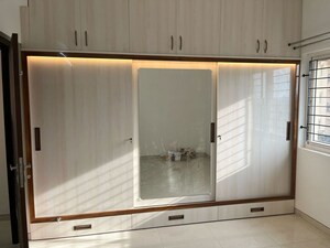 Balcony in 2 BHK Apartment at Bhartiya Nikoo Homes, Thanisandra Main Road – for Rent