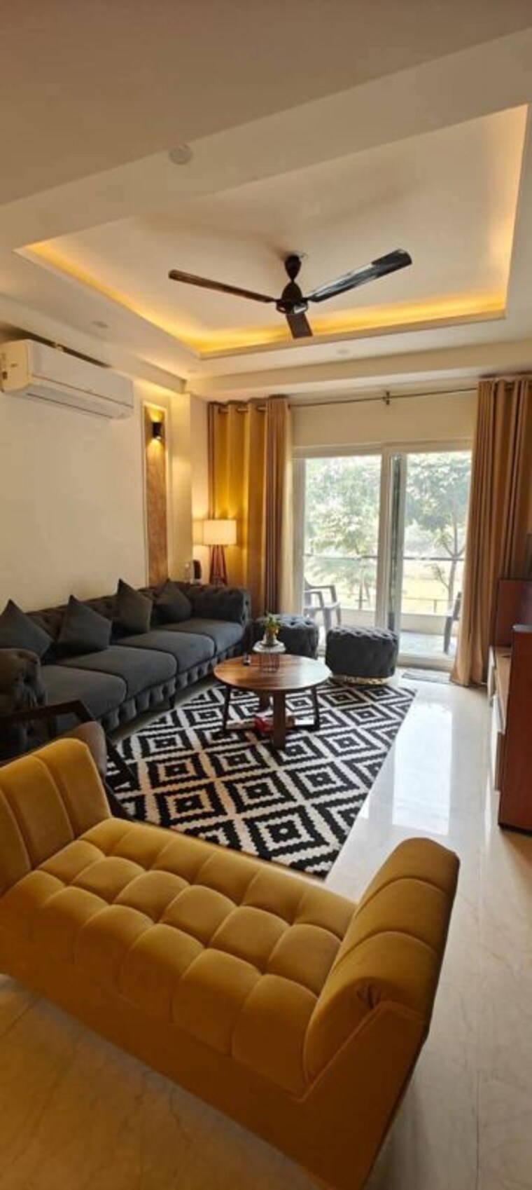 Living Room, sector 21 2 Bedroom 1122 Sq.Ft. Apartment In Sector 21 Gurgaon 9845893