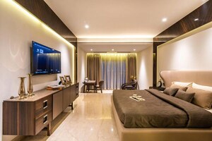 Bedroom in 4 BHK Apartment at Sunteck Signia Isles, Bandra Kurla Complex – for Sale