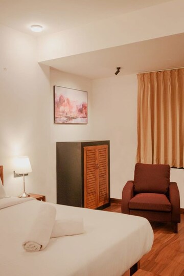 Living Room in 3 BHK Apartment at Siolim – for Rent