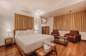 Bedroom in 3 BHK Apartment at Siolim – for Rent