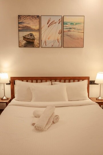 Bathroom in 3 BHK Apartment at Siolim – for Rent