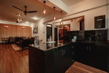 Kitchen in 3 BHK Apartment at Siolim – for Rent