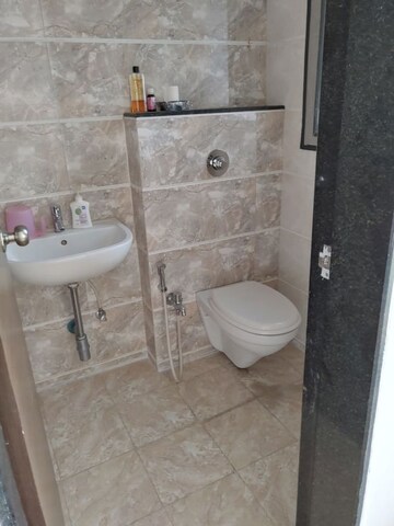 Bathroom in 2 BHK Apartment at Anshul Eva, Bavdhan – for Rent