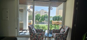 Living Room in 4 BHK Penthouse at Ambience Tiverton, Sector 50 – for Rent