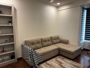 Living Room in 4 BHK Penthouse at Ambience Tiverton, Sector 50 – for Rent