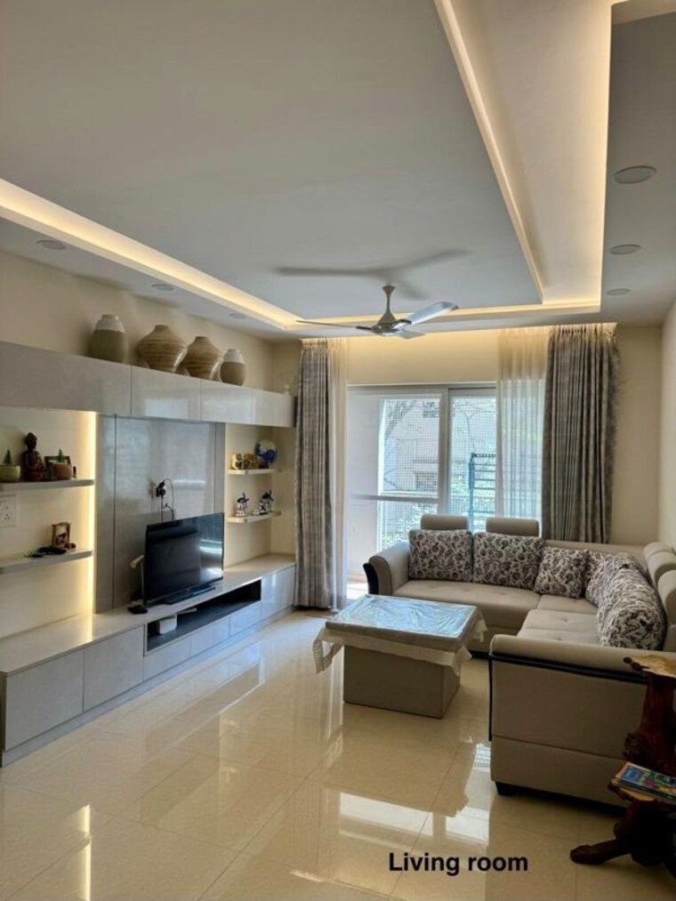 Living Room, krishvi-dhavala 3 Bedroom 1500 Sq.Ft. Apartment In Bellandur Bangalore 9845991
