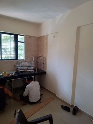 Team Area in 1 BHK Apartment at RK Lunkad Nisarg Pushp, Pimple Nilakh – for Rent