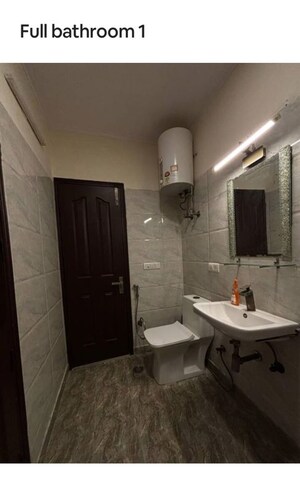 Bathroom in 3 BHK Builder Floor at Rajendra Nagar Sector 5 – for Rent