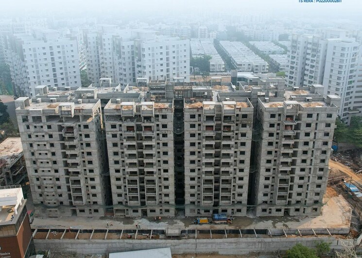 Exterior View, ramky-one-orbit 2 Bedroom 1255 Sq.Ft. Apartment In Nallagandla Hyderabad 9833650