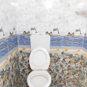 Bathroom in 3 BHK Builder Floor at Kondapur – for Rent